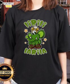 Funny Brainrot Lirili Larila Ladies Tee featuring a whimsical design that adds humor to casual outfits.