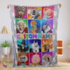 Funny Cartoon Sing Character Blanket Fleece Customized Blanket