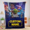 Funny Cartoon Star Wars Young Jedi Adventures Blanket Fleece Customized Blanket