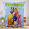 Funny Cartoon The Backyardigans With Friends Blanket Fleece Customized Blanket