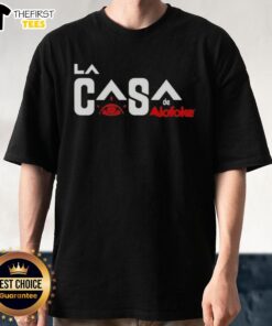 Good Alofoke La Casa 2 T-Shirt featuring bold graphics and vibrant colors, perfect for stylish streetwear enthusiasts.