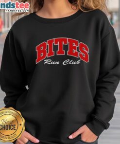 Good Bites Run Club Volume 2 sweatshirt featuring a stylish design perfect for runners and fitness enthusiasts.