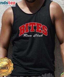 Good Bites Run Club Volume 2 tank top featuring a stylish design for running enthusiasts and fitness lovers.