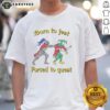 Good Born To Jest Forced To Quest T-Shirt design featuring playful graphics and bold text for gaming enthusiasts.