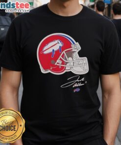 Good Buffalo Bills New Era Billustration Helmet Signature T-Shirt featuring a stylish design for fans and collectors.