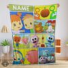 Good Cartoon Baby First TV Quilt Velveteen Cute Blanket Fleece Customized Blanket