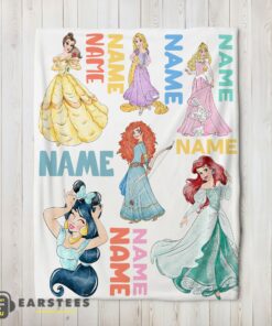 Good Cartoon Disney Princess Blanket Fleece Customized Blanket