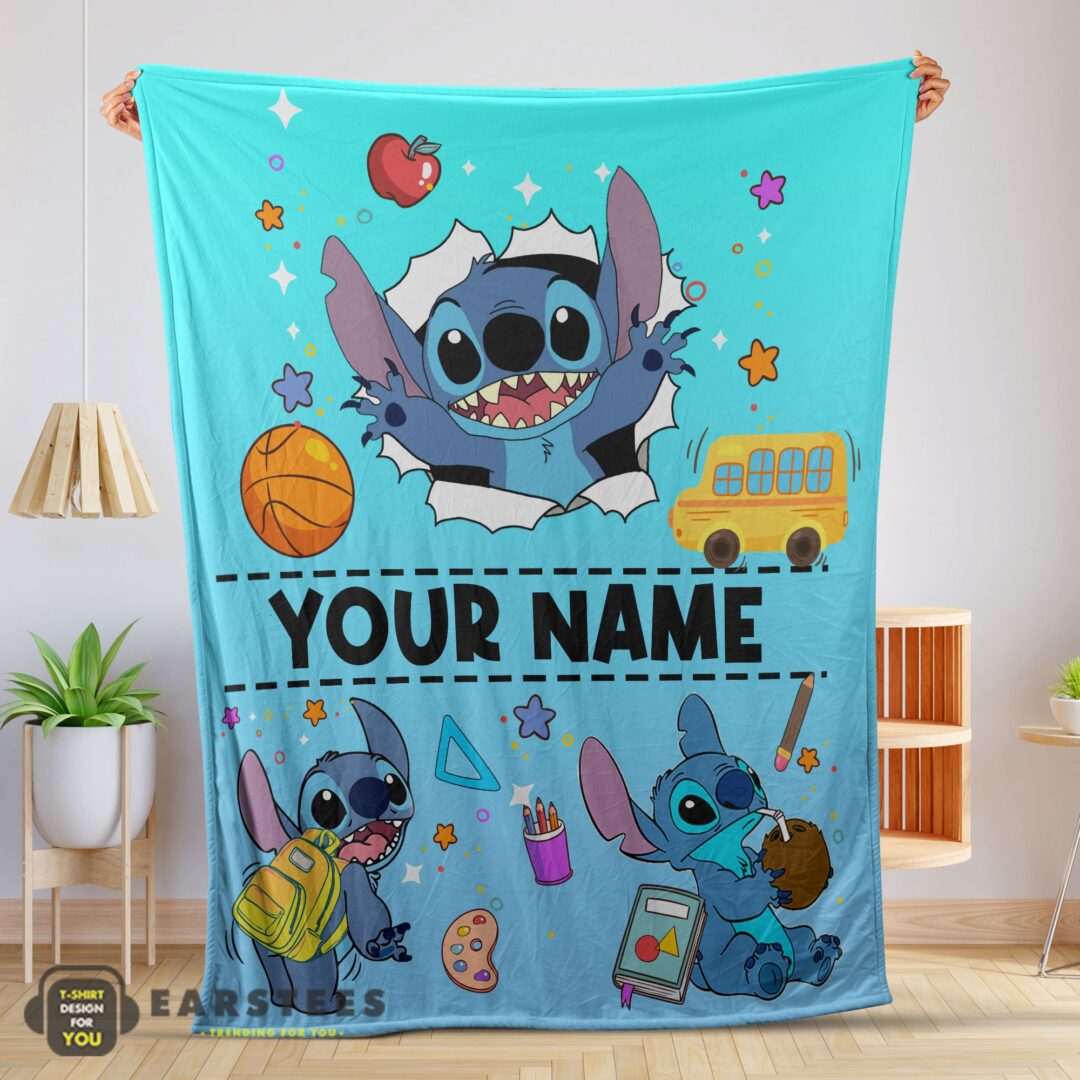 good-cartoon-disney-stitch-super-cozy-blankets-e28093-customize-blanket-mk-01-1 Good Cartoon Disney Stitch Super Cozy Blankets – Customize Blanket