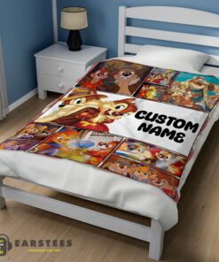 Good Disney Cartoon Chip And Dale Family Cute Blanket Fleece Customized Blanket - Image 3