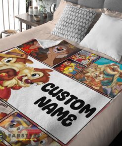 Good Disney Cartoon Chip And Dale Family Cute Blanket Fleece Customized Blanket - Image 2
