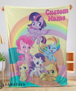 Good Cartoon My Little Pony Pony Life Friends Blanket Fleece Customized Blanket