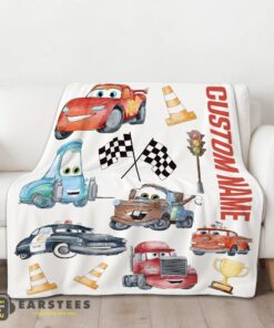 Good Cartoon Pixar Cars Cute Character Blanket Fleece Customized Blanket - Image 2