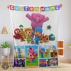 Good Cartoon Pocoyo Lovely Birthday Party Cute Blanket Fleece Customized Blanket