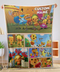 Good Cartoon Rolie Polie Olie Blanket Fleece Customized Blanket