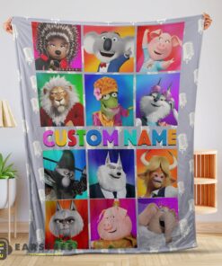 Good Cartoon Sing Character Blanket Fleece Customized Blanket