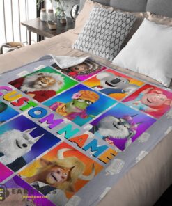 Good Cartoon Sing Character Blanket Fleece Customized Blanket - Image 2