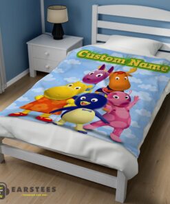 Good Cartoon The Backyardigans With Friends Blanket Fleece Customized Blanket - Image 3