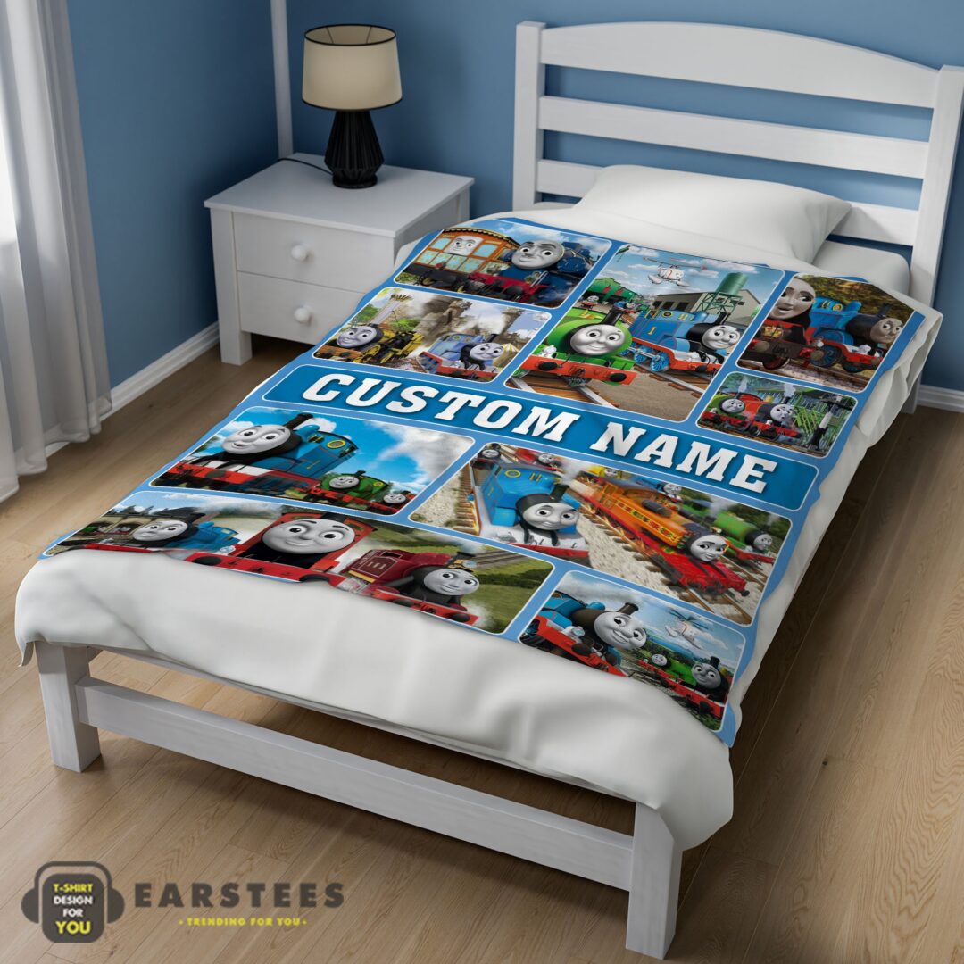 good-cartoon-thomas-and-friends-blanket-fleece-customized-blanket-mk-02 Good Cartoon Thomas And Friends Blanket Fleece Customized Blanket - Image 3