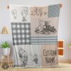 Good Classic Winnie The Pooh & Friends Sketch Blanket Fleece Customized Blanket