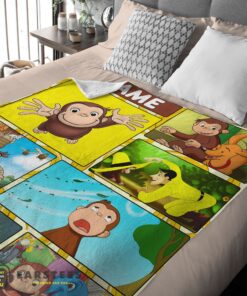Good Curious George Ted ShacklefordBlanket Fleece Customized Blanket - Image 2