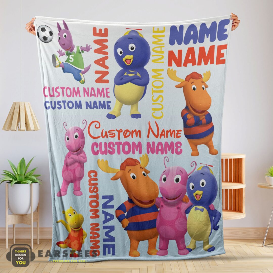 good-cute-backyardigans-characters-blanket-fleece-customized-blanket-mk-01 Good Cute Backyardigans Characters Blanket Fleece Customized Blanket