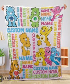 Good Cute Care Bears & Friends Blanket Fleece Customized Blanket