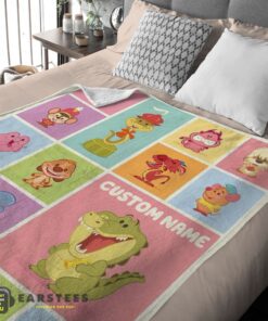 Good Cute Chibi Animals Blanket Fleece Customized Blanket - Image 2