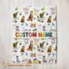 Good Cute Disney Animal Characters Collage Blanket Fleece Customized Blanket