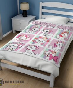 Good Cute Disney Cartoon The Aristocats Marie Blanket Fleece Customized Blanket - Image 3