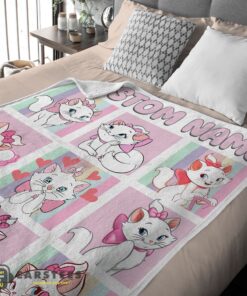 Good Cute Disney Cartoon The Aristocats Marie Blanket Fleece Customized Blanket - Image 2