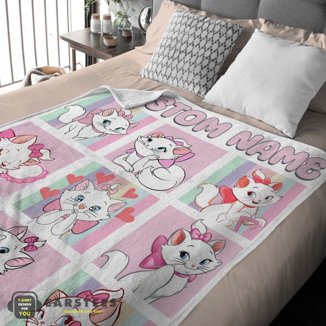 good-cute-disney-cartoon-the-aristocats-marie-blanket-fleece-customized-blanket-mk-03 Good Cute Disney Cartoon The Aristocats Marie Blanket Fleece Customized Blanket - Image 2