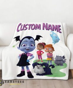 Good Cute Vampirina & Friends Blanket Fleece Customized Blanket - Image 2