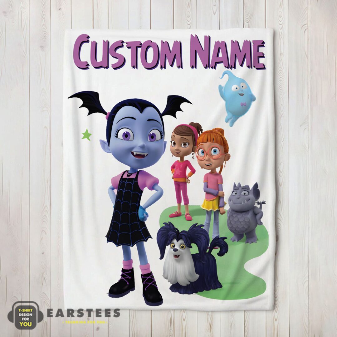good-cute-vampirina-friends-blanket-fleece-customized-blanket-mk-02 Good Cute Vampirina & Friends Blanket Fleece Customized Blanket