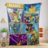 Good Disney A Goofy Movie Max Goof & Powerline Blanket Fleece Customized Blanket