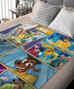 Good Disney A Goofy Movie Max Goof & Powerline Blanket Fleece Customized Blanket - Image 2