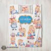 Good Disney Alice Baking Alice In Wonderland Cake Blanket Fleece Customized Blanket