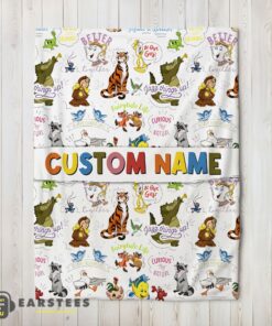 Good Disney Animal Characters Collage Blanket Fleece Customized Blanket