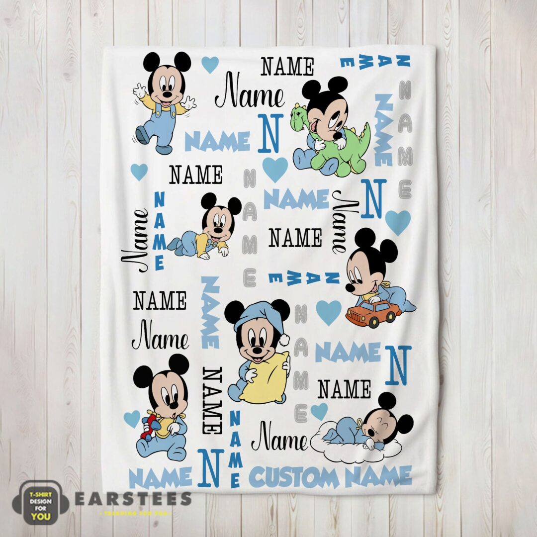 good-disney-baby-mickeys-dreamland-blanket-fleece-customized-blanket-mk-02-1 Good Disney Baby Mickey's Dreamland Blanket Fleece Customized Blanket