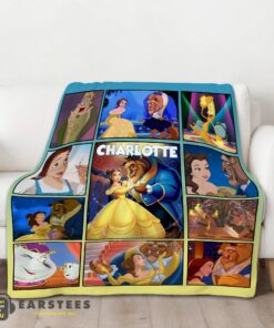 Good Disney Beauty And The Beast Mystery To Love Collage Blanket Fleece Customized Blanket - Image 2