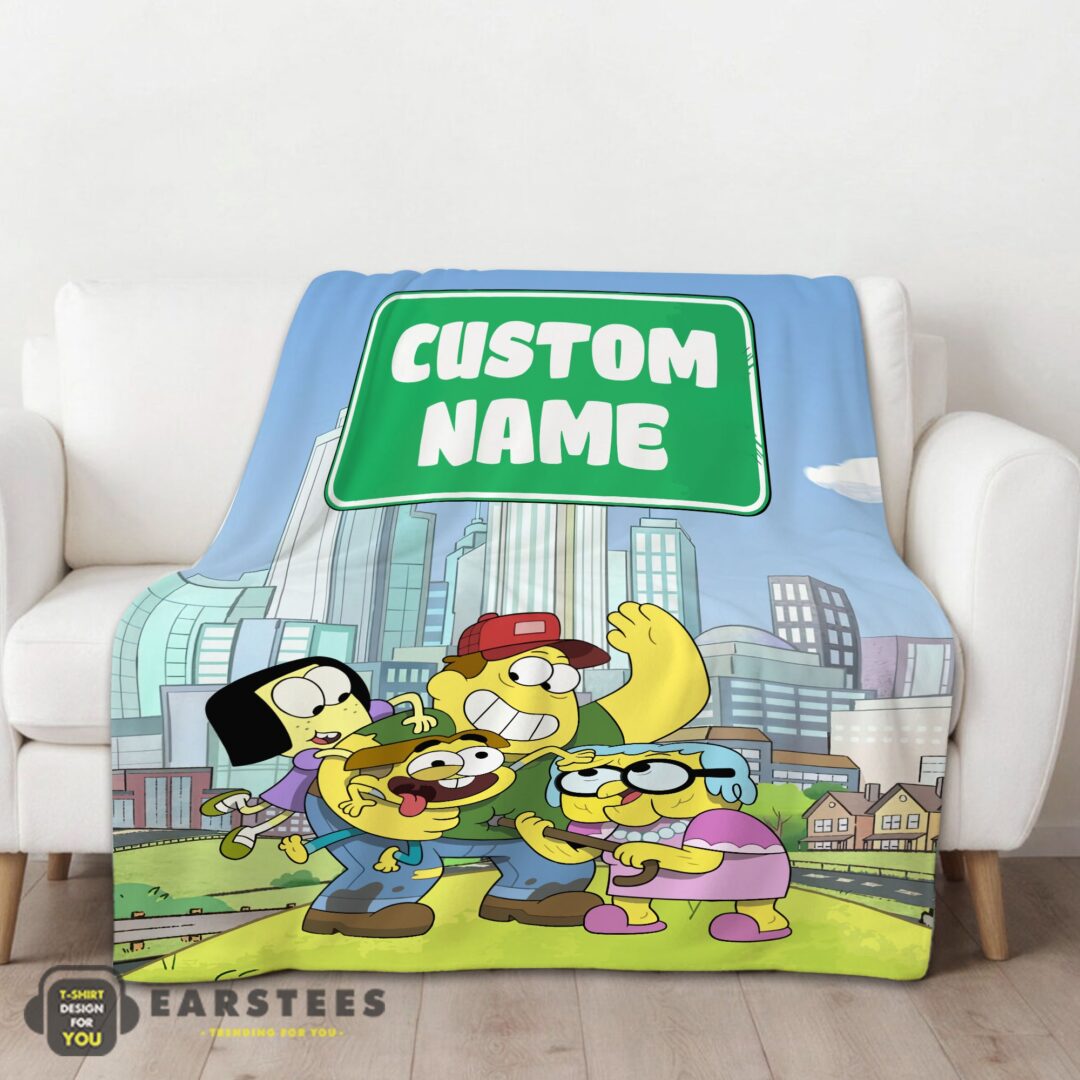 good-disney-big-city-greens-family-cartoon-blanket-fleece-customized-blanket-mk-01 Good Disney Big City Greens Family Cartoon Blanket Fleece Customized Blanket - Image 2