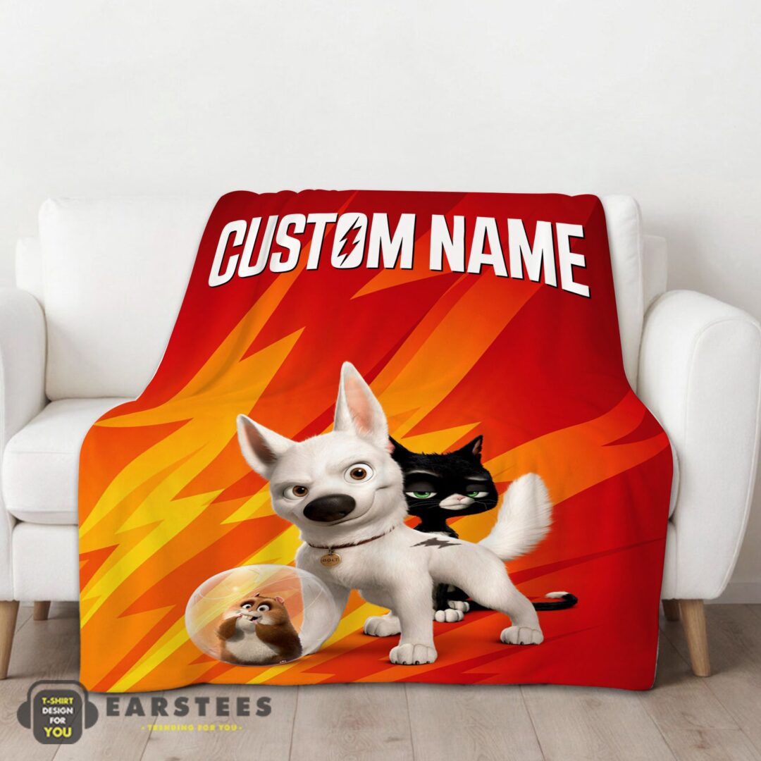 good-disney-bolt-and-friends-blanket-fleece-customized-blanket-mk-01 Good Disney Bolt And Friends Blanket Fleece Customized Blanket - Image 2
