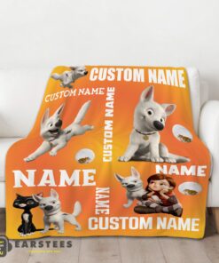 Good Disney Bolt And Penny Blanket Fleece Customized Blanket - Image 2