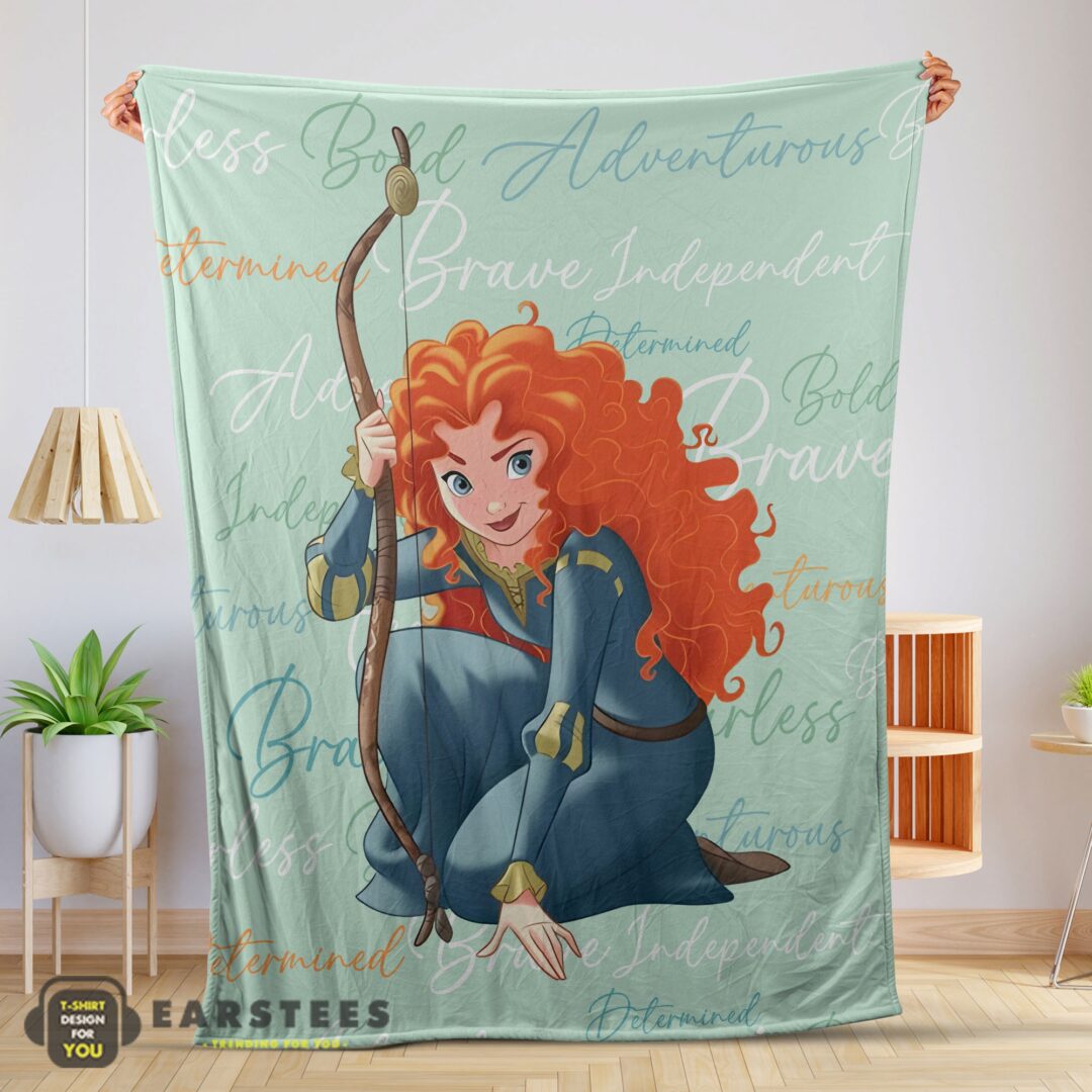 good-disney-brave-merida-princess-blanket-fleece-mk-01 Good Disney Brave Merida Princess Blanket Fleece