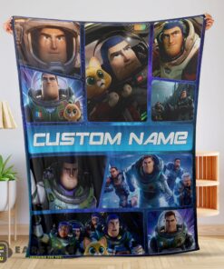 Good Disney Buzz Lightyear Collage Fleece Customized Blanket
