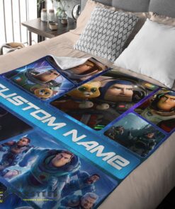 Good Disney Buzz Lightyear Collage Fleece Customized Blanket - Image 2