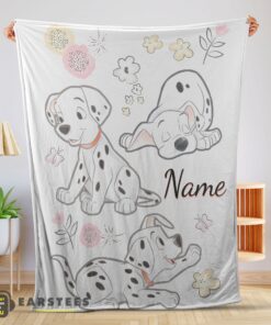 Good Disney Cartoon 101 Dalmatians Cute Blanket Fleece Customized Blanket