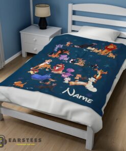Good Disney Cartoon All Cats Character Blanket Fleece Customized Blanket - Image 3