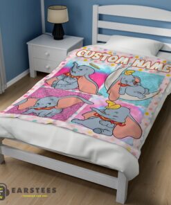 Good Disney Cartoon Baby Girl Elephant Dumbo Velveteen Cute Blanket Fleece Customized Blanket - Image 3