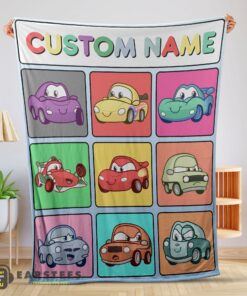 Good Disney Cartoon Cars With All Friends Blanket Fleece Customized Blanket