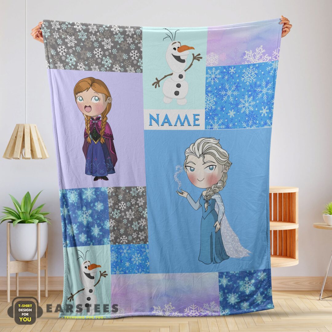 good-disney-cartoon-frozen-elsa-princess-anna-olaf-blanket-fleece-customized-blanket-mk-01 Good Disney Cartoon Frozen Elsa Princess Anna Olaf Blanket Fleece Customized Blanket